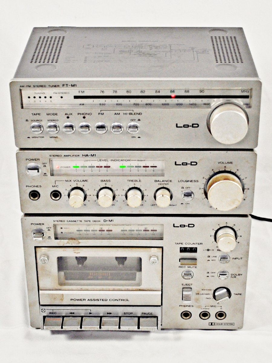 LO-D 日立カセットデッキ D-X8 オーディオ LO-D 日立カセットデッキ D