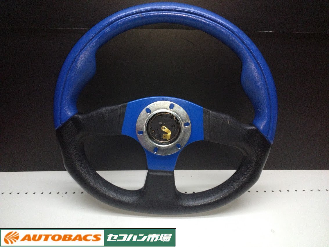 momo ステアリングホイール C-65 コマンド2 ブルー 350mm