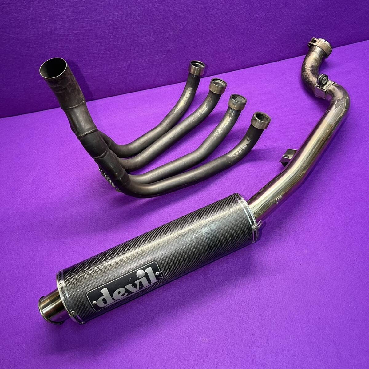 Yahoo!オークション - ZZR1100 GPZ1100 ZZR1200 社外 devil マフラー 1