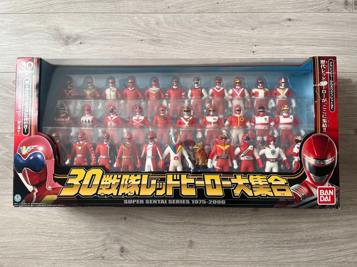 30戦隊レッドヒーロー大集合 スーパー戦隊シリーズ ソフビ｜Yahoo