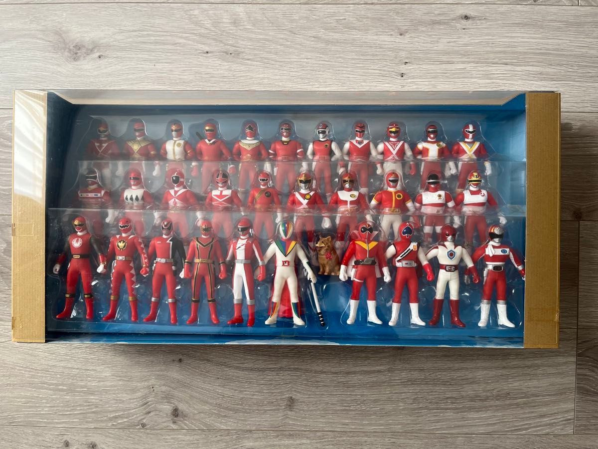 30戦隊レッドヒーロー大集合 スーパー戦隊シリーズ ソフビ｜Yahoo