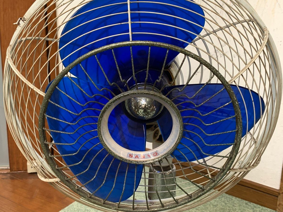 M6012 昭和レトロ 扇風機 SANYO EF-36-Y Deluxe Fan サンヨー｜Yahoo