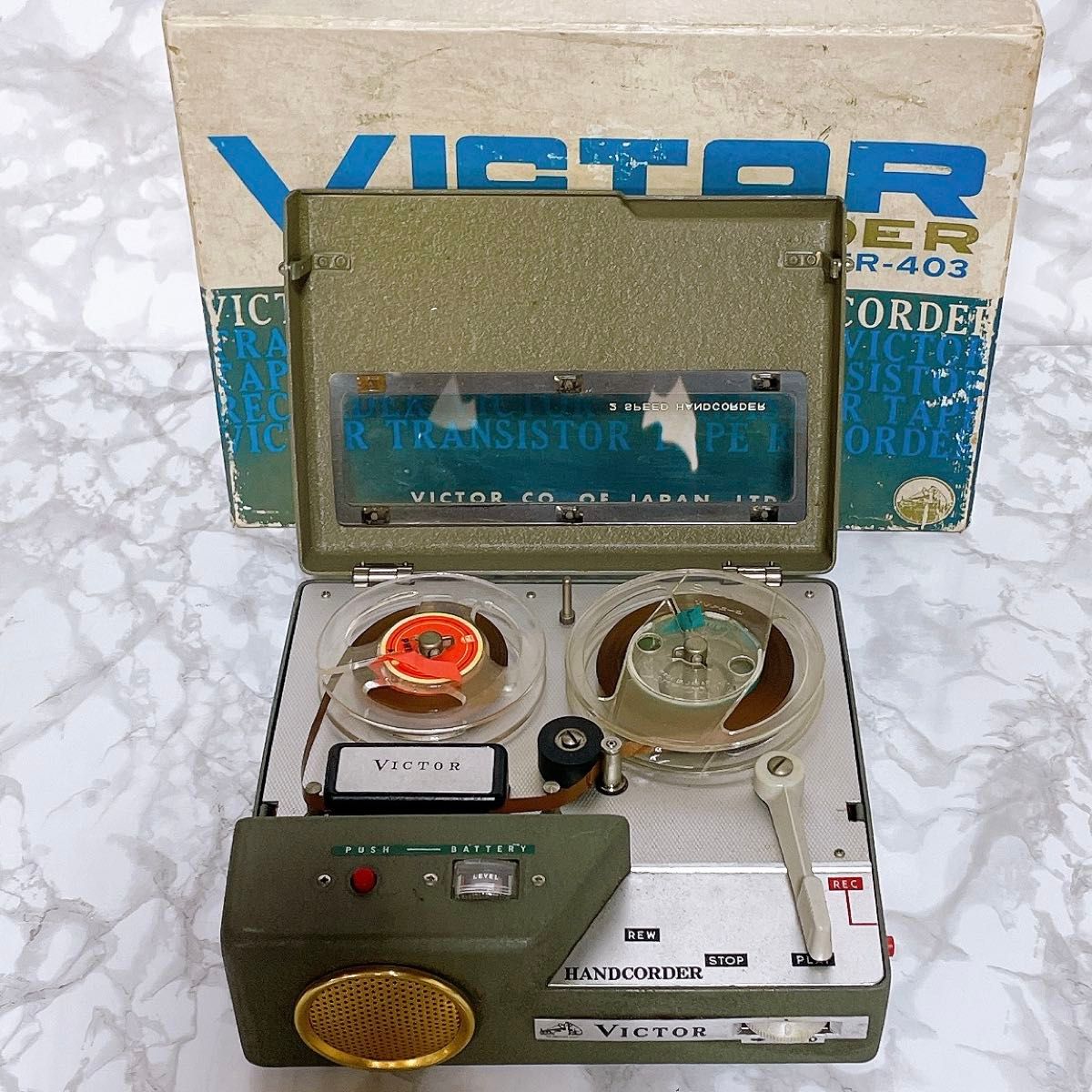 Victor TR-403トランジスタテープレコーダー HANDCORDER Victor