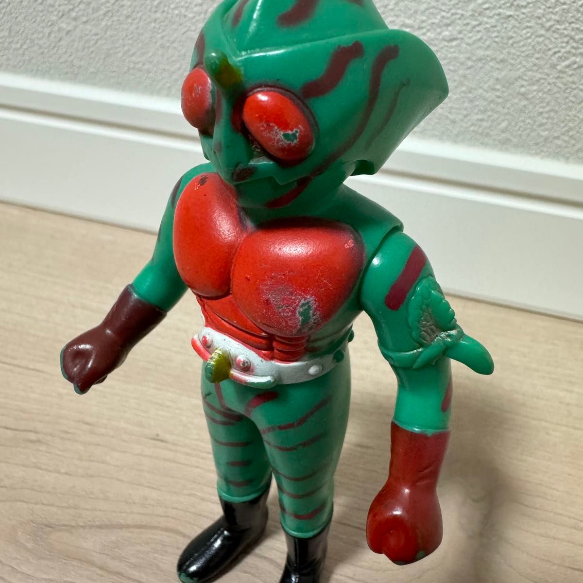 希少 当時物 仮面ライダー アマゾンソフビ フィギュア ポピー｜Yahoo