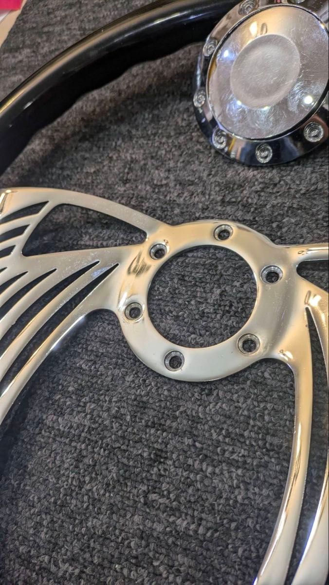 当時物 ビレットステアリング JUNIS(ジャニス)ハンドル｜Yahoo!フリマ