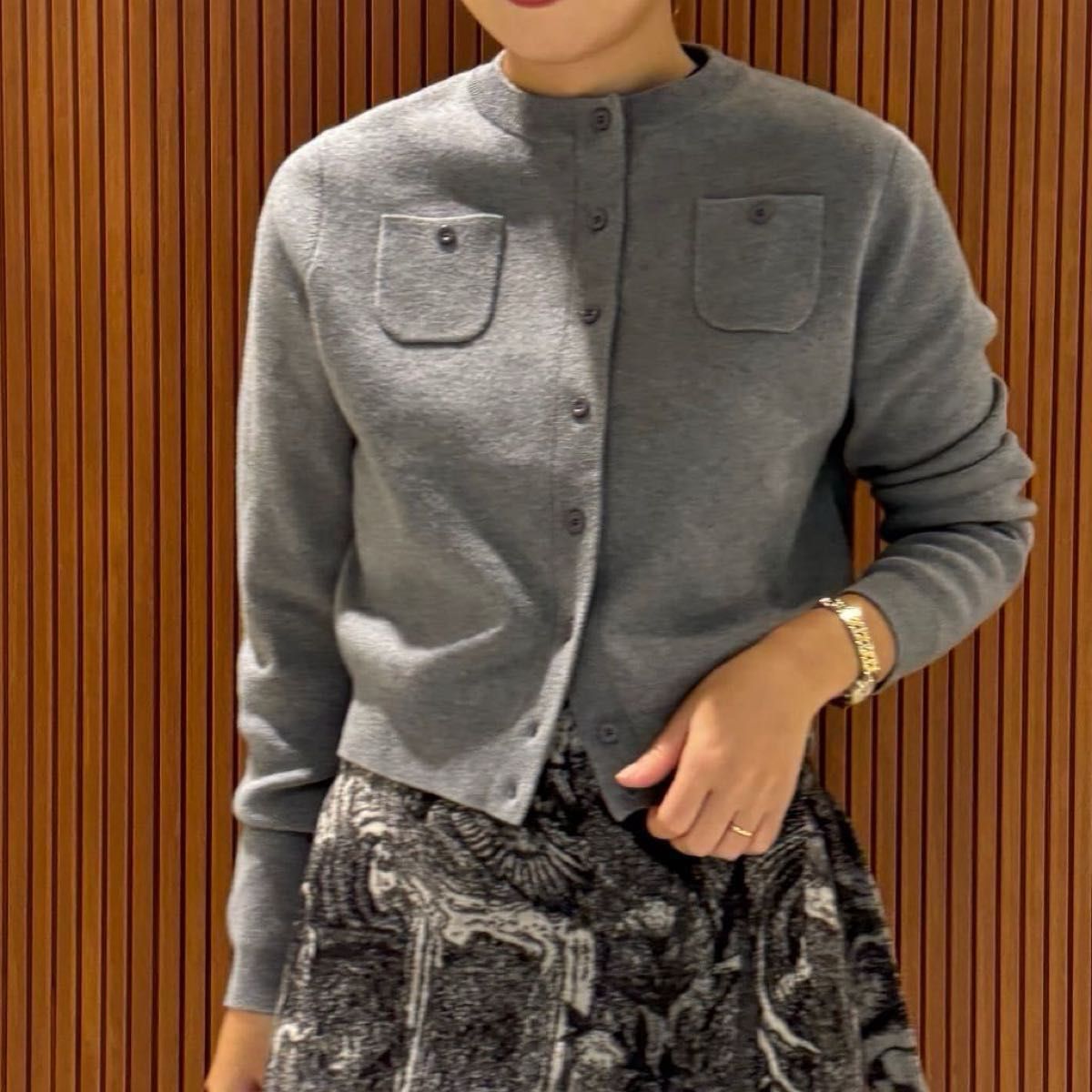 CABaN コットンカシミヤ クルーネックカーディガン｜Yahoo!フリマ（旧