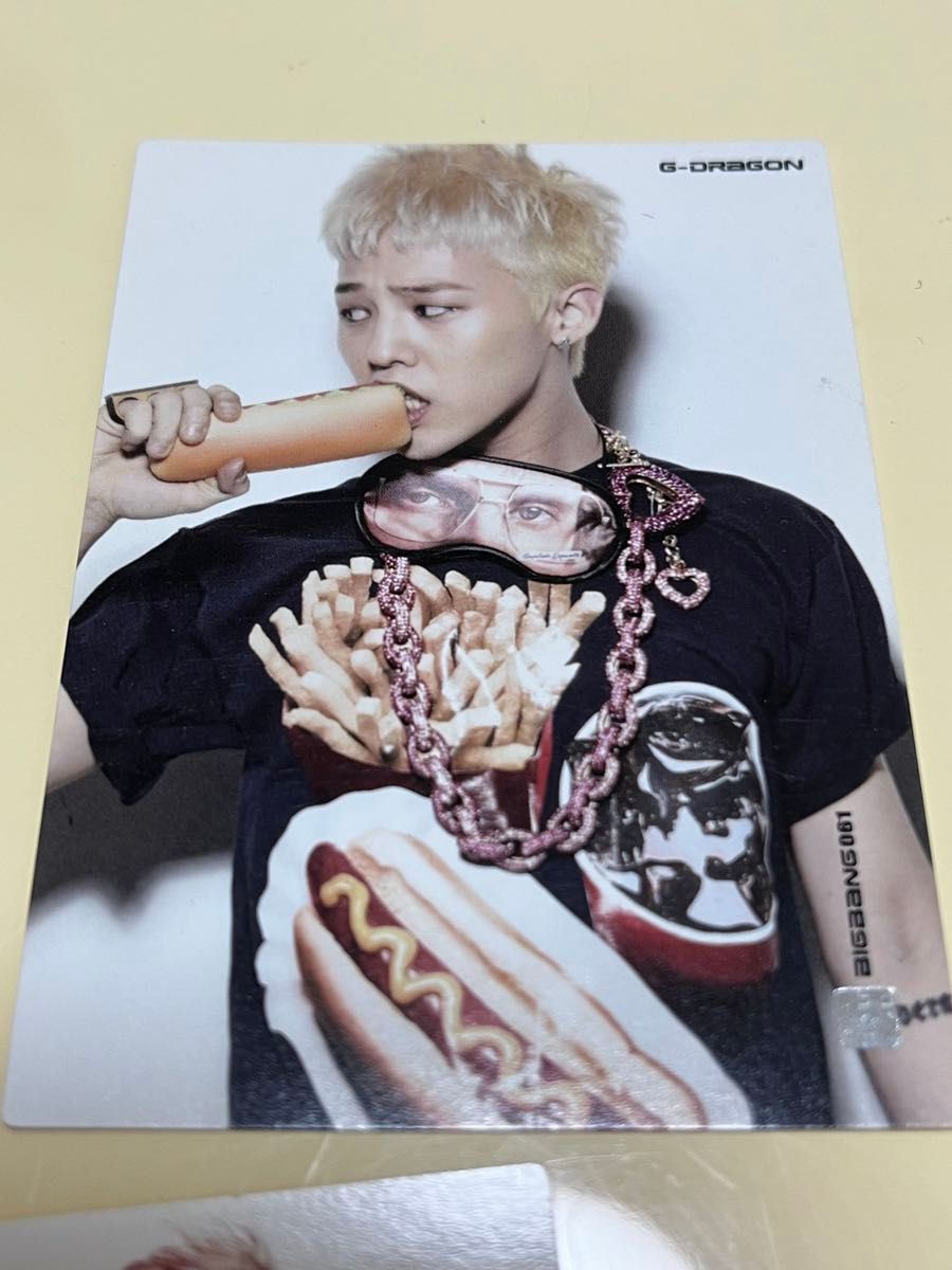 希少 BIGBANG G-DRAGON ジヨンコレクションカード トレカ 韓国 公式
