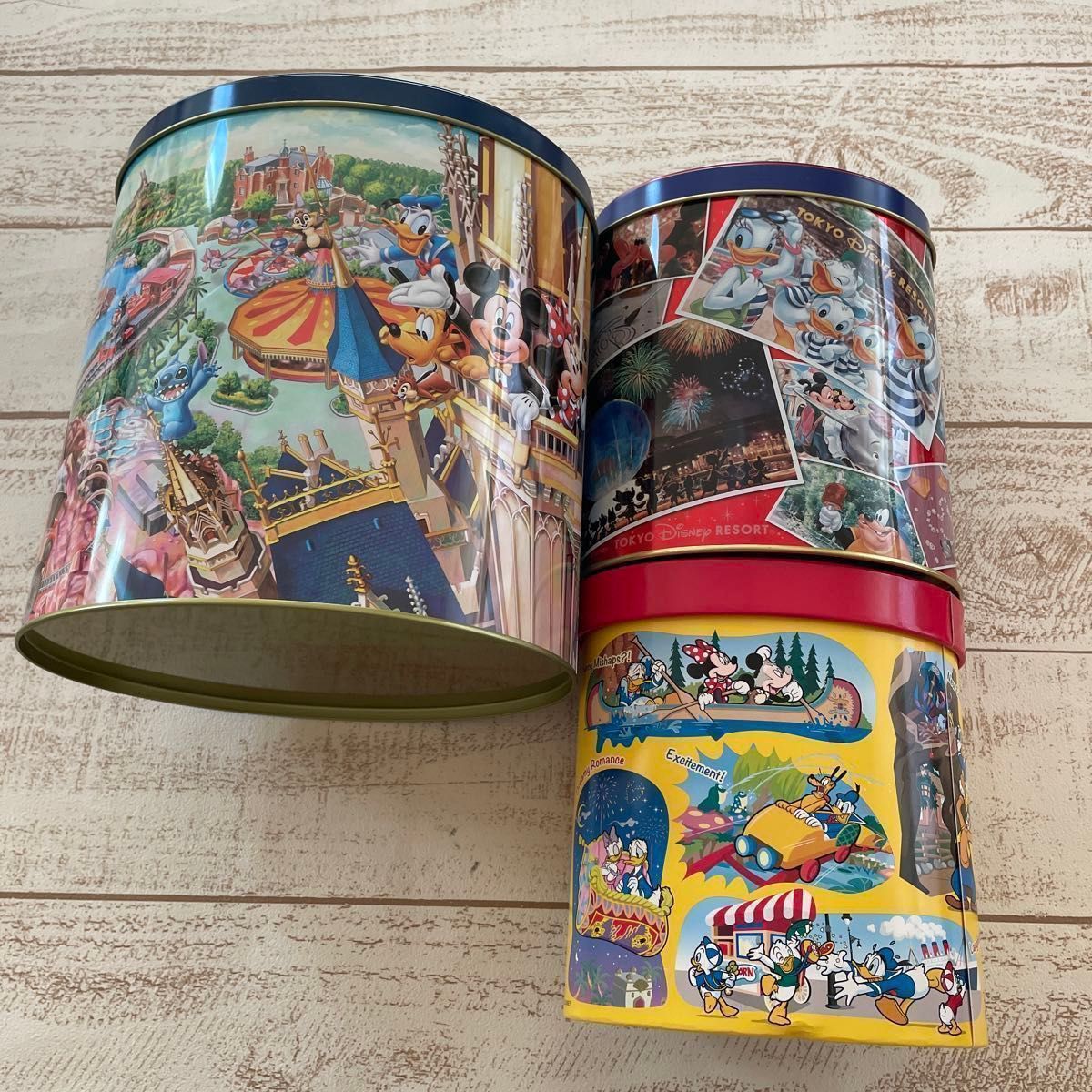 11個セット ディズニー お菓子缶 空き缶 紙箱 東京ディズニーランド 空