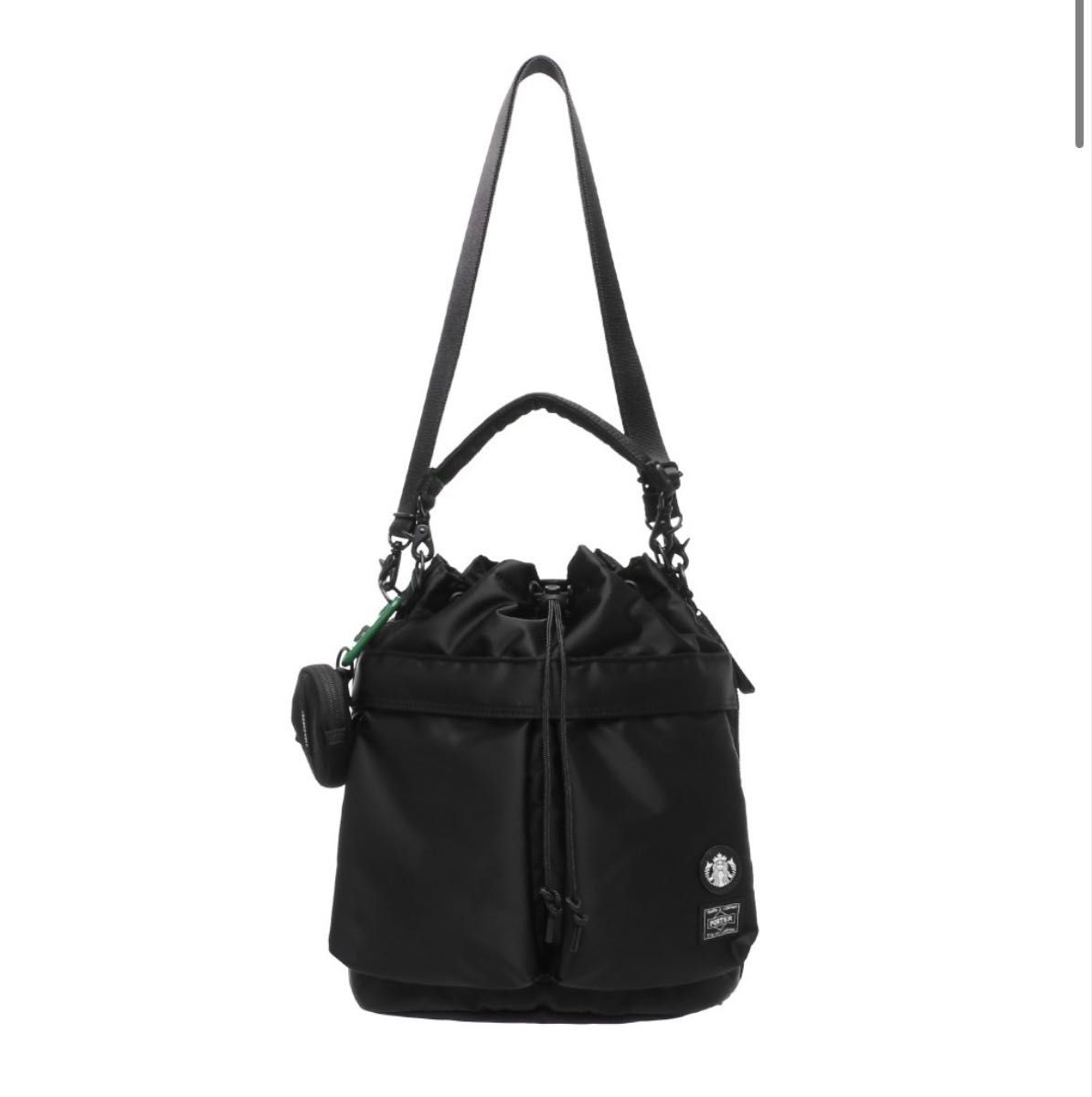即完売 コラボ スターバックス PORTER 2WAY ツールバッグ ブラック