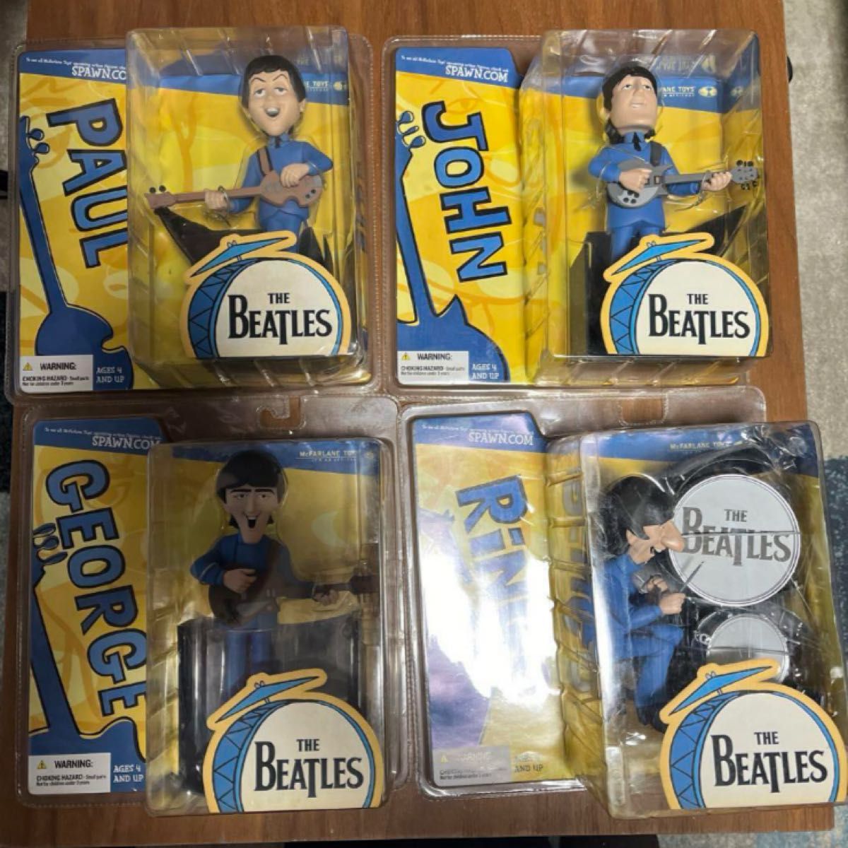 希少】マクファーレントイズ mcfarlane toys the Beatles ビートルズ