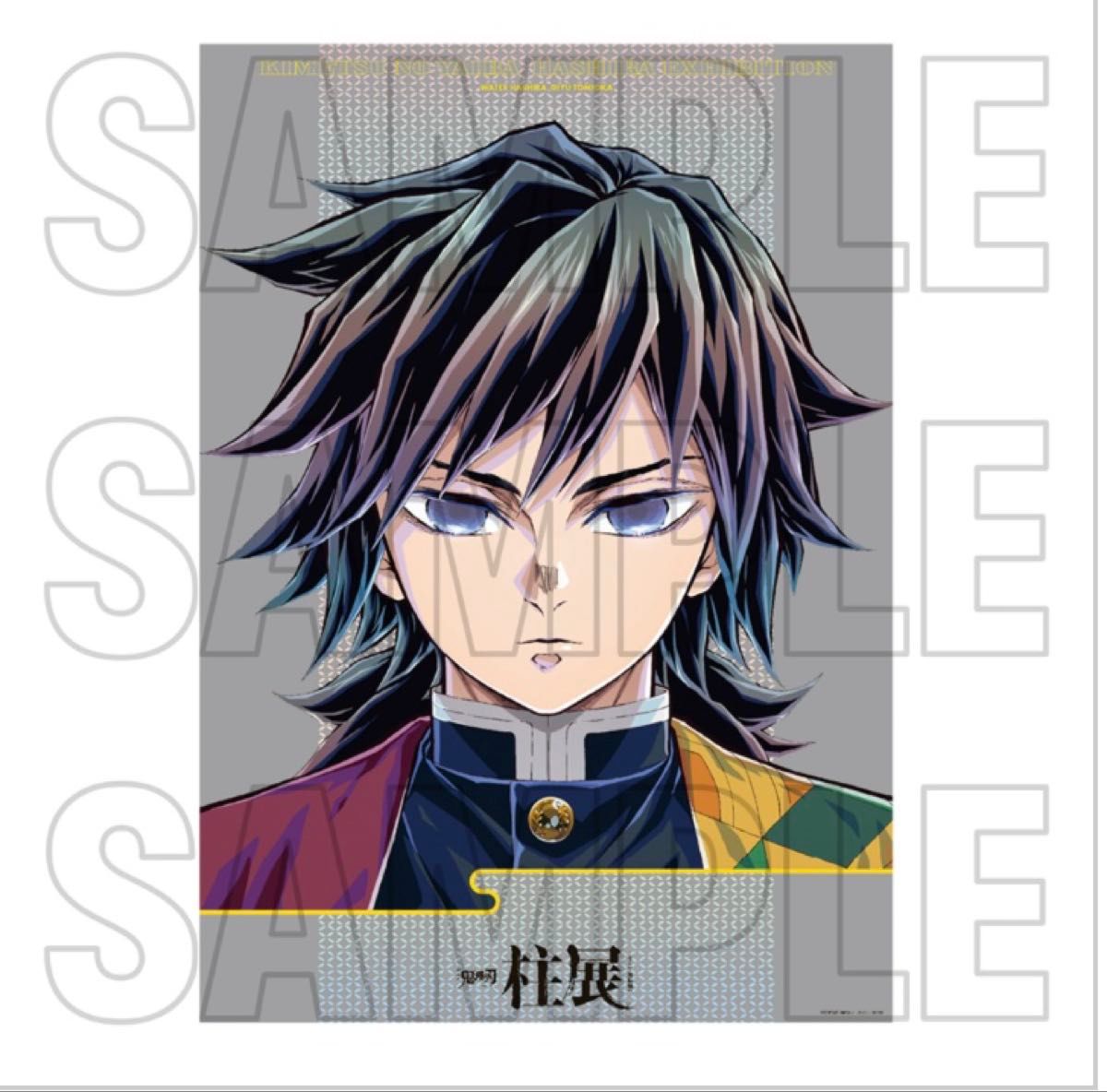 鬼滅の刃 柱展 キービジュアル プレミアム ポスター 原画版 冨岡義勇