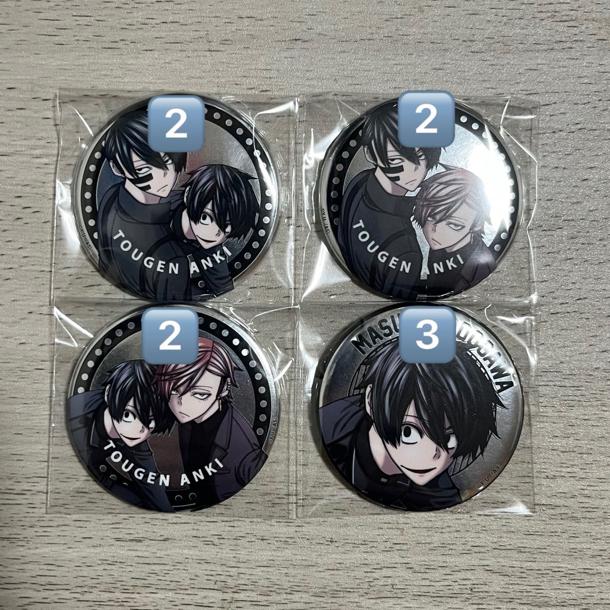 桃源暗鬼 メタル缶バッジ Favoteria ファボテリア｜Yahoo!フリマ（旧