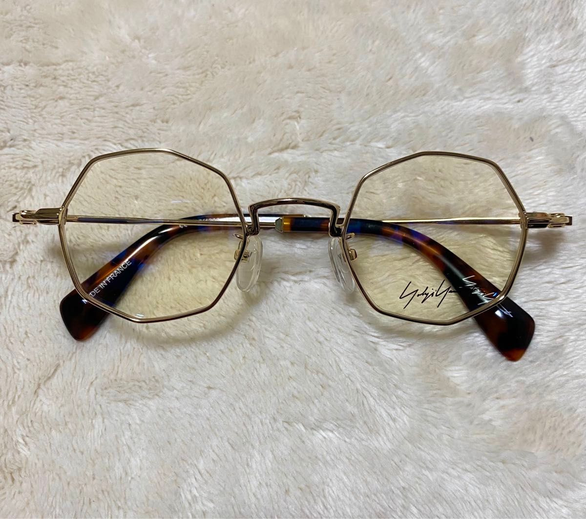新品未使用 Yohji Yamamoto ヨウジ ヤマモト メガネ 眼鏡 オクタゴン