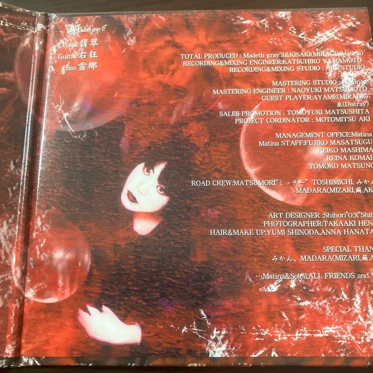 90年代 V系 Madeth gray'll マディスグレイル 十字架の結末 第二の悲劇