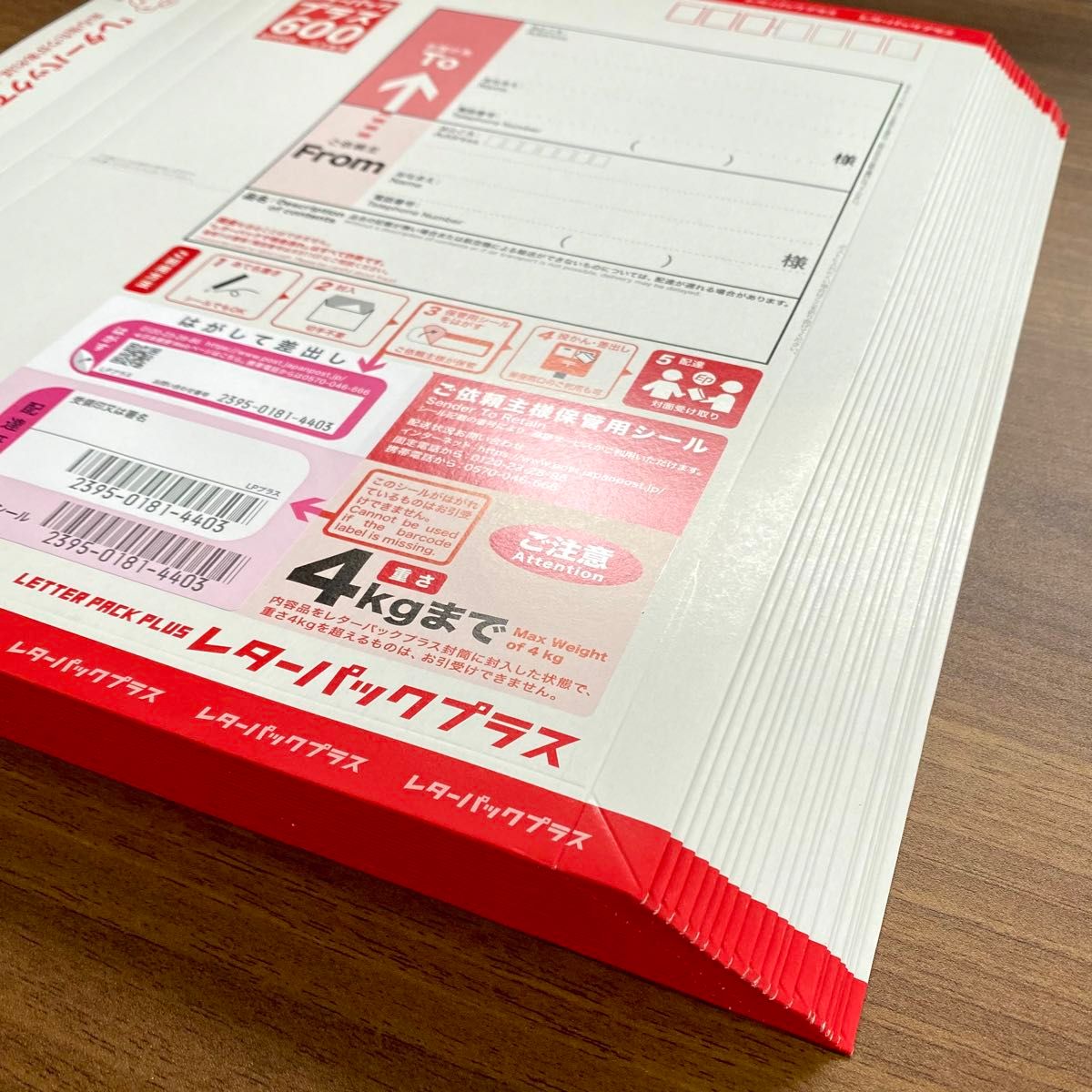 レターパックプラス 20枚セット 日本郵便 レターパックプラス600 封筒