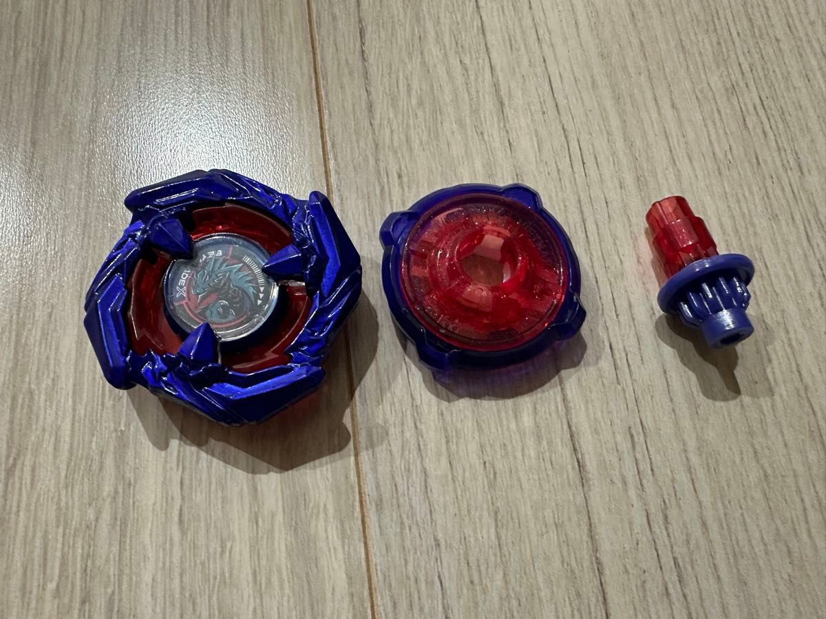 コード無 BEYBLADE X コバルトドレイク 4-60F メタルコート ブルー