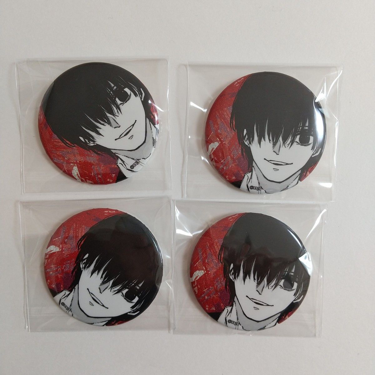 南雲 缶バッジ EMOTIONS 同柄×4 サカモトデイズ ジャンプショップ ②