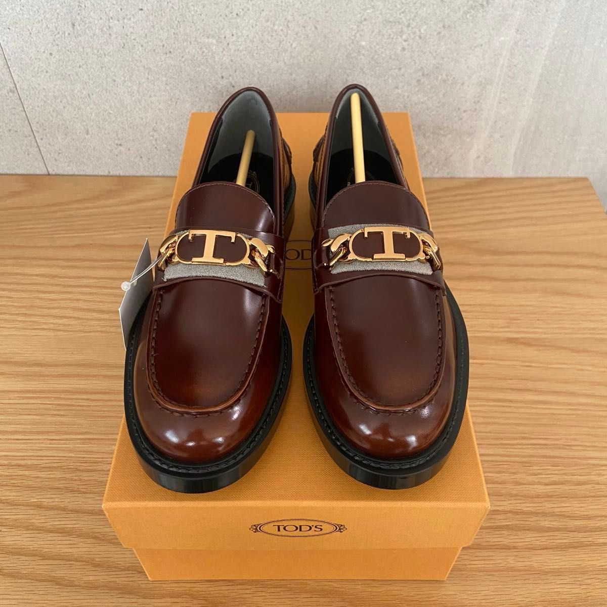 TOD'S トッズ ローファー Tチェーン タイムレス 35(22~22 5cm