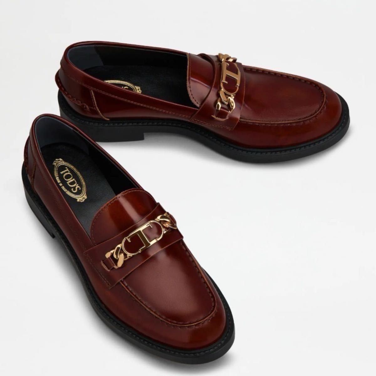 TOD'S トッズ ローファー Tチェーン タイムレス 35(22~22 5cm
