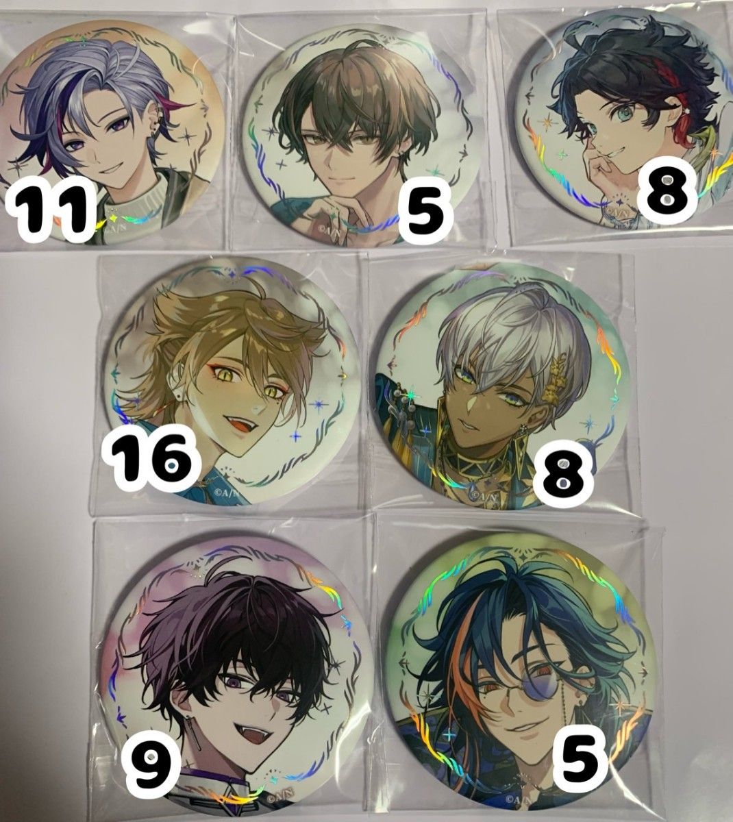 三枝明那 art 缶バッジ ART OF NIJISANJI 缶バッジ 三枝明那 21点