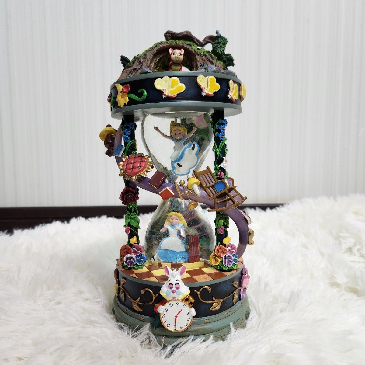 激レア】不思議の国のアリス スノードーム オルゴール ライト 25周年