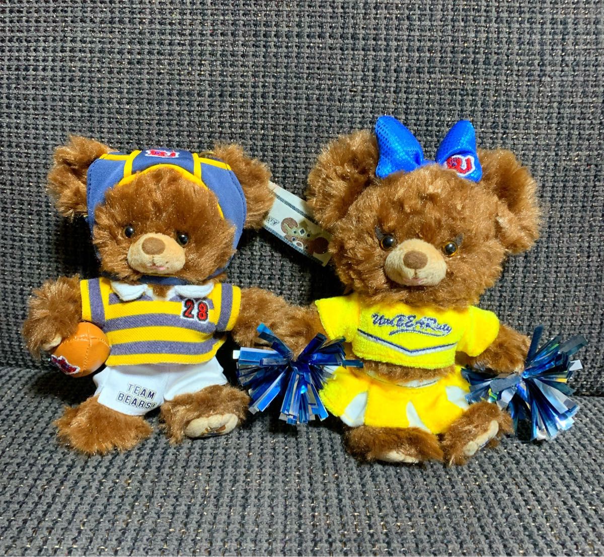 希少 レア ユニベアシティ モカ プリン ぬいぐるみ ラクビー 衣装