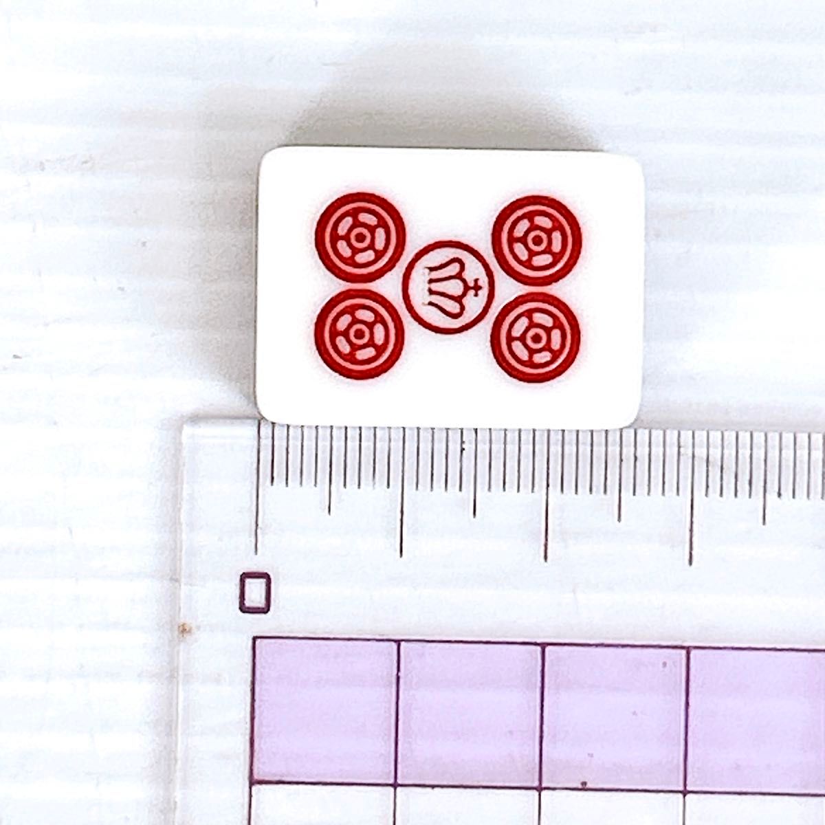 希少！美品！TAKARA 麻雀牌 背あずき色 クラウン印 極希少】麻雀牌