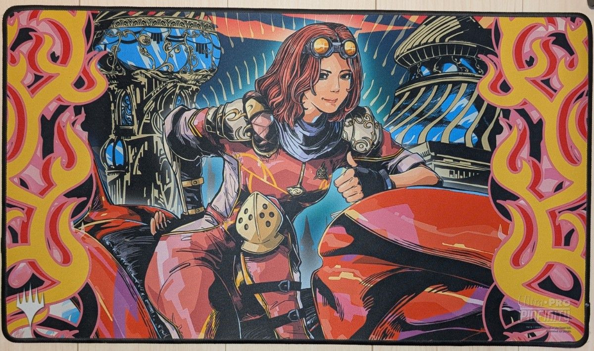 1点物限定品⚠️初代頭文字DRed Suns アニメイラストプレイマット。 1