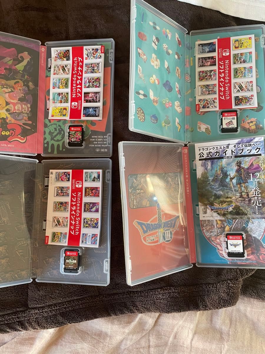 Switch用ソフト 4本(下記)セット【ドラクエ3 ゼルダの伝説ティアーオブ