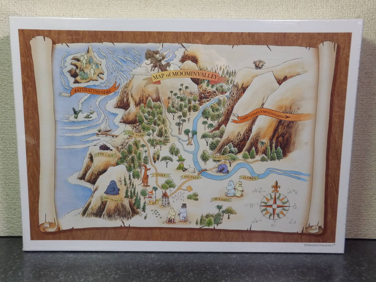 希少品 ムーミン ムーミン谷地図・Ⅰ 1000p｜Yahoo!フリマ（旧PayPay