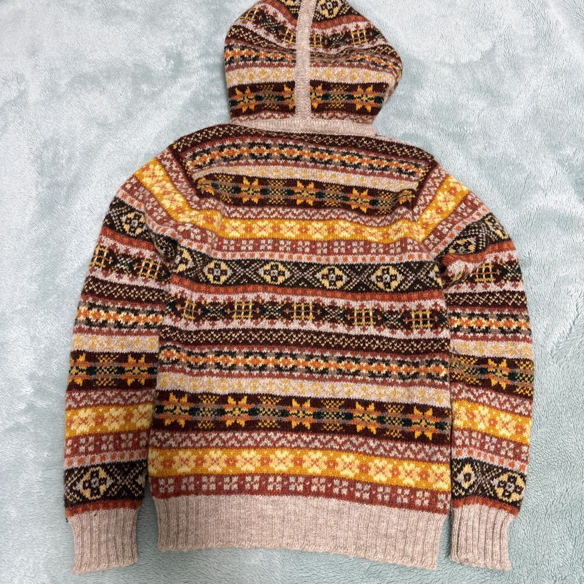 Jamieson's ジャミーソンズ ウールニット パーカー XS ジップアップ