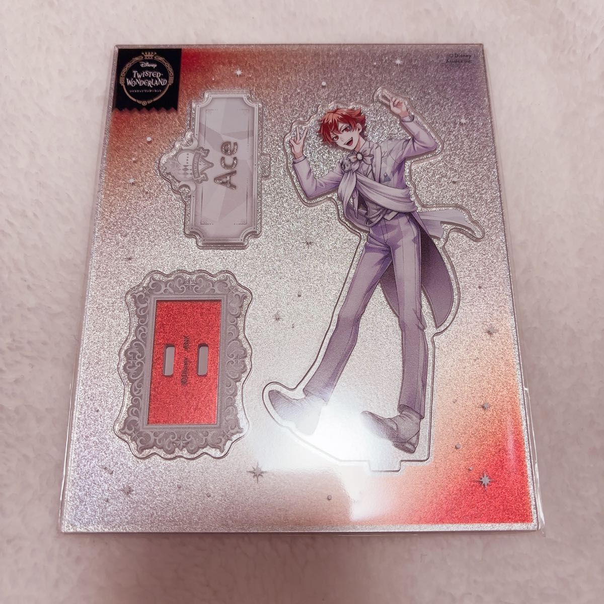 ツイステ エース・トラッポラ アクスタ アクリルスタンド プラチナ