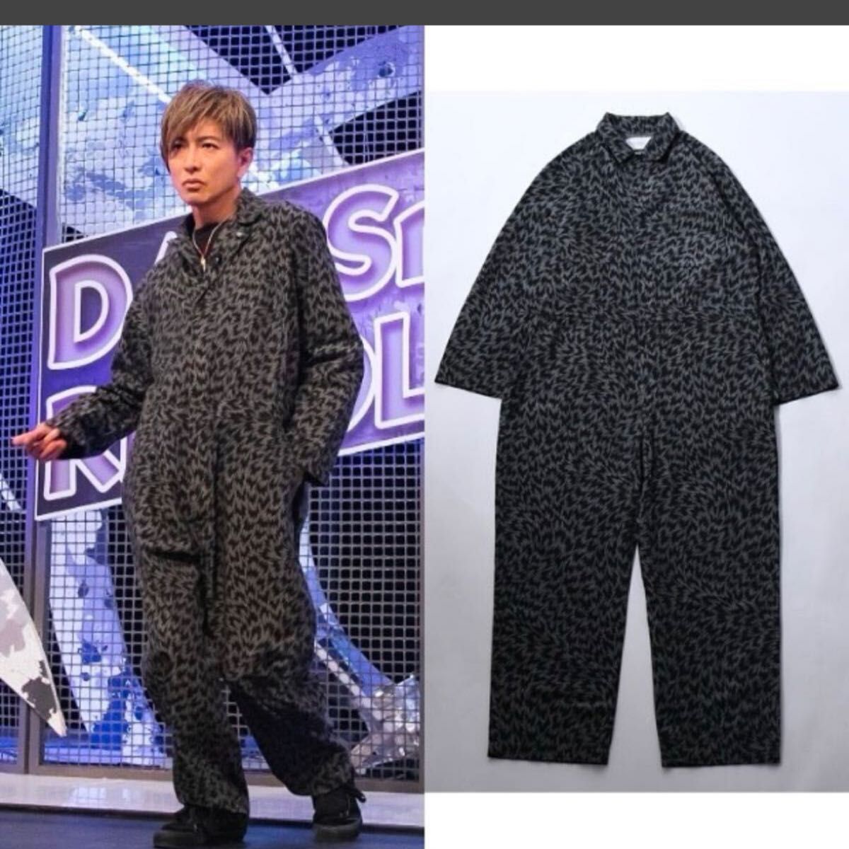 ELEY KISHIMOTO＆JOHNBULL オールインワンブラック 新品未使用 S 木村