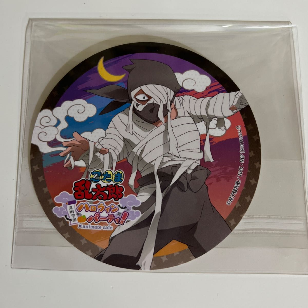 忍たま乱太郎 雑渡昆奈門 アニカフェ ハロウィン ペーパー 忍たま乱太郎