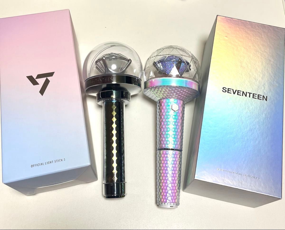 SEVENTEEN セブチ ペンライト CARAT棒 ver2 ver3 セット｜Yahoo!フリマ
