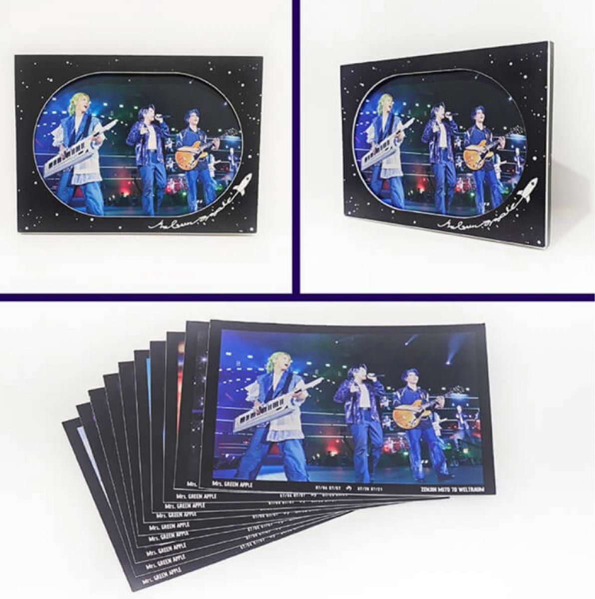 フォトカード10枚セット フォトフレーム Mrs GREEN APPLEゼンジン未到