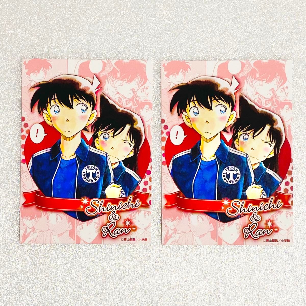 青山剛昌ふるさと館バレンタインカード 工藤新一 毛利蘭｜Yahoo!フリマ