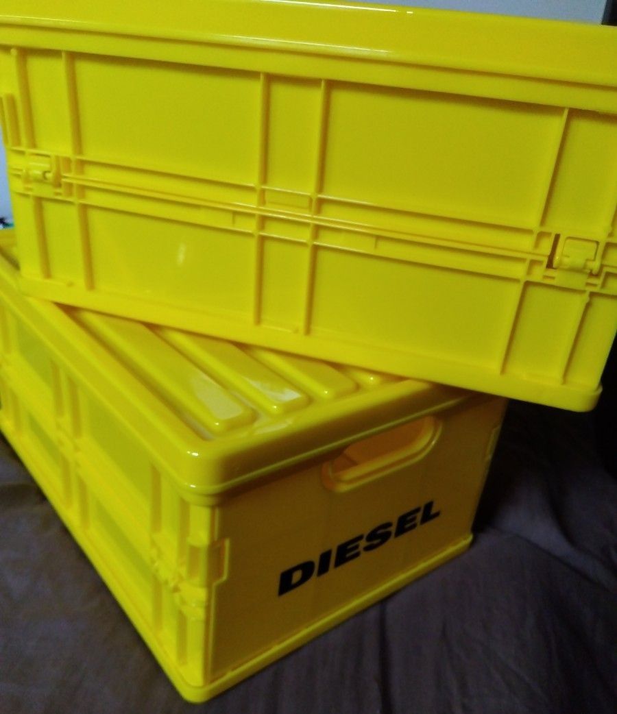 新品 未使用 ディーゼル DIESEL コンテナ ボックス 非売品 イエロー 2