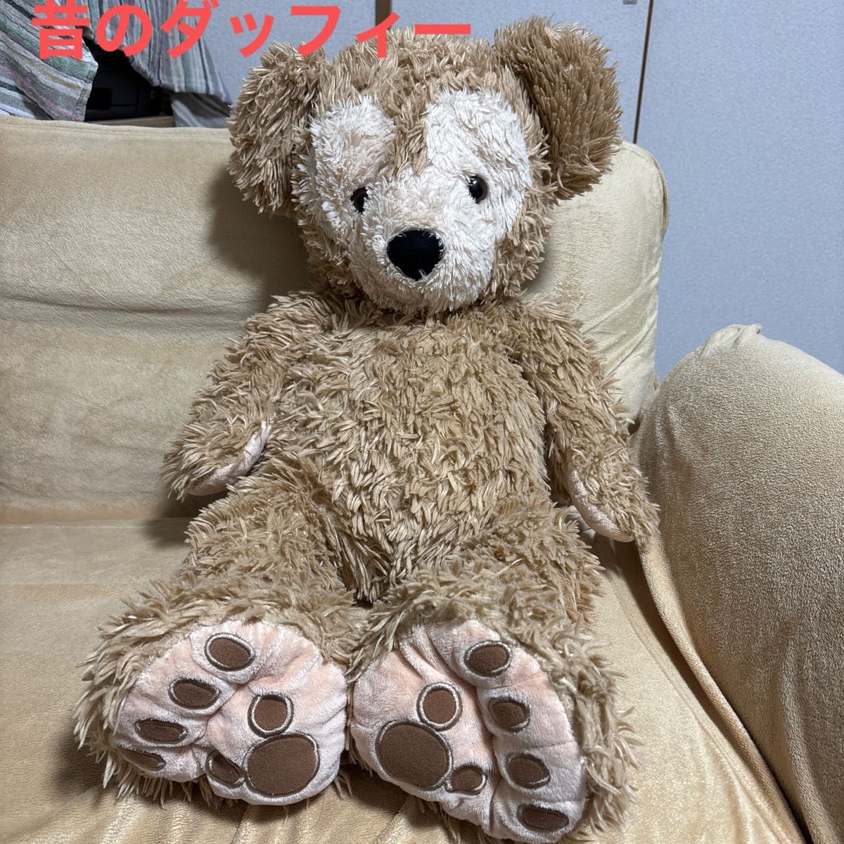 毛長ダッフィー ぬいぐるみ Duffy Disney Mサイズ 旧Lサイズ 東京
