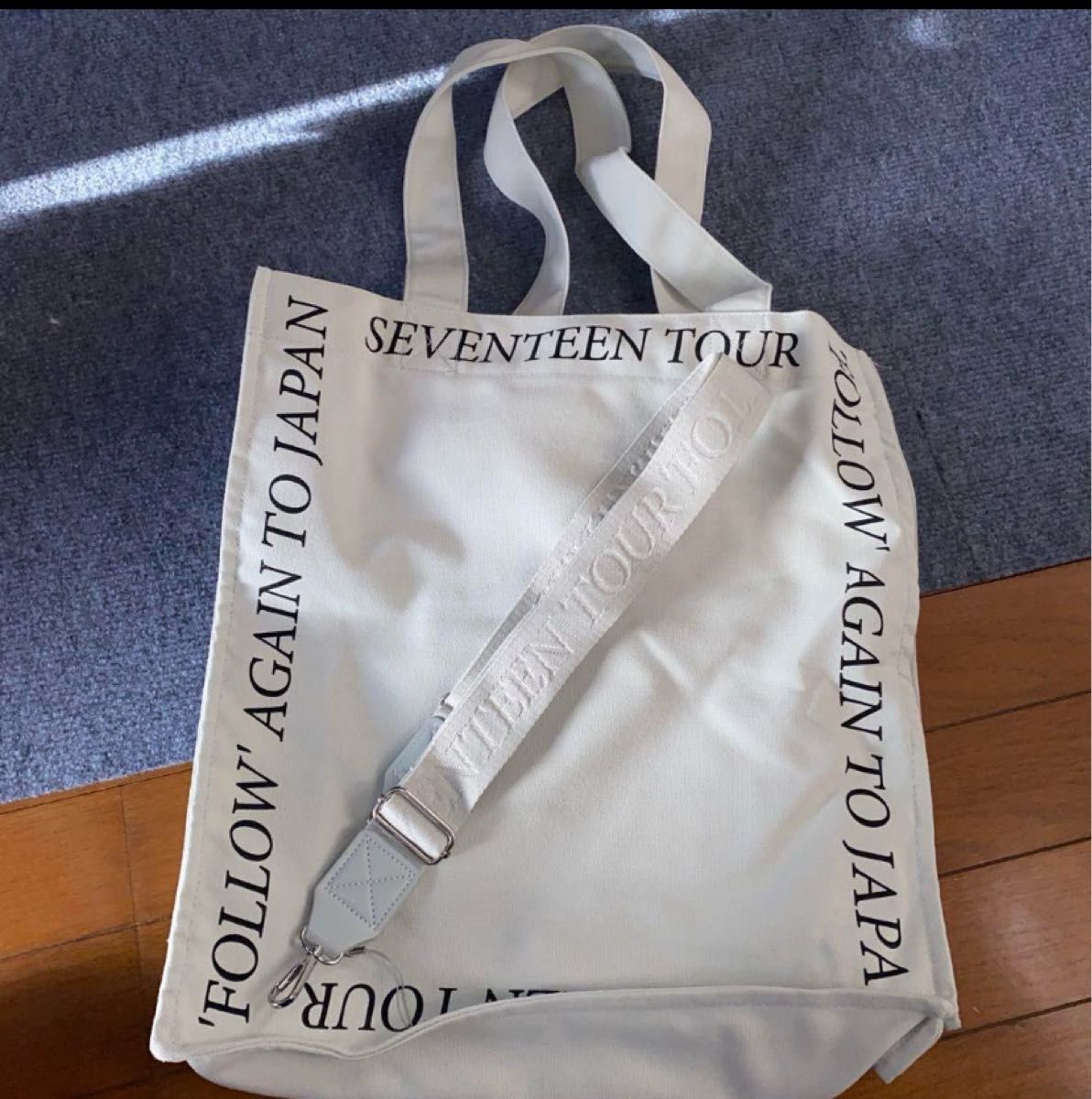 seventeen 公式 follow ショルダーバッグ ライブグッズ セブチ トート