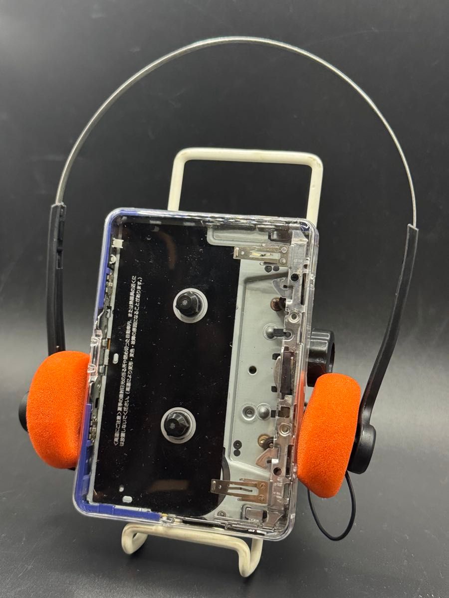 動作品 美品透明WM-EX631ウォークマンwlakmanカセットプレイヤークリア