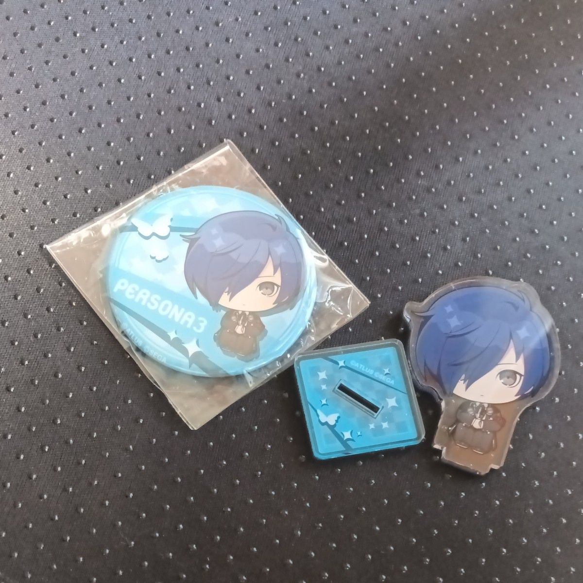 ペルソナ3 よいこちゃん 缶バッジ アクスタ 主人公 結城理 有里湊