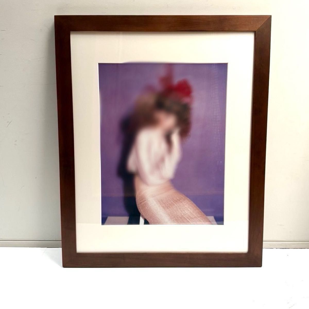 在庫25】額 額縁 木製 焦茶 ダークブラウン 大きいサイズ アート 写真