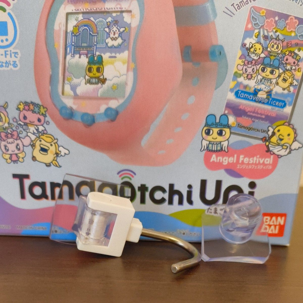 カバー&スキン&プラグチャームセット】たまごっちユニ uni エンジェル