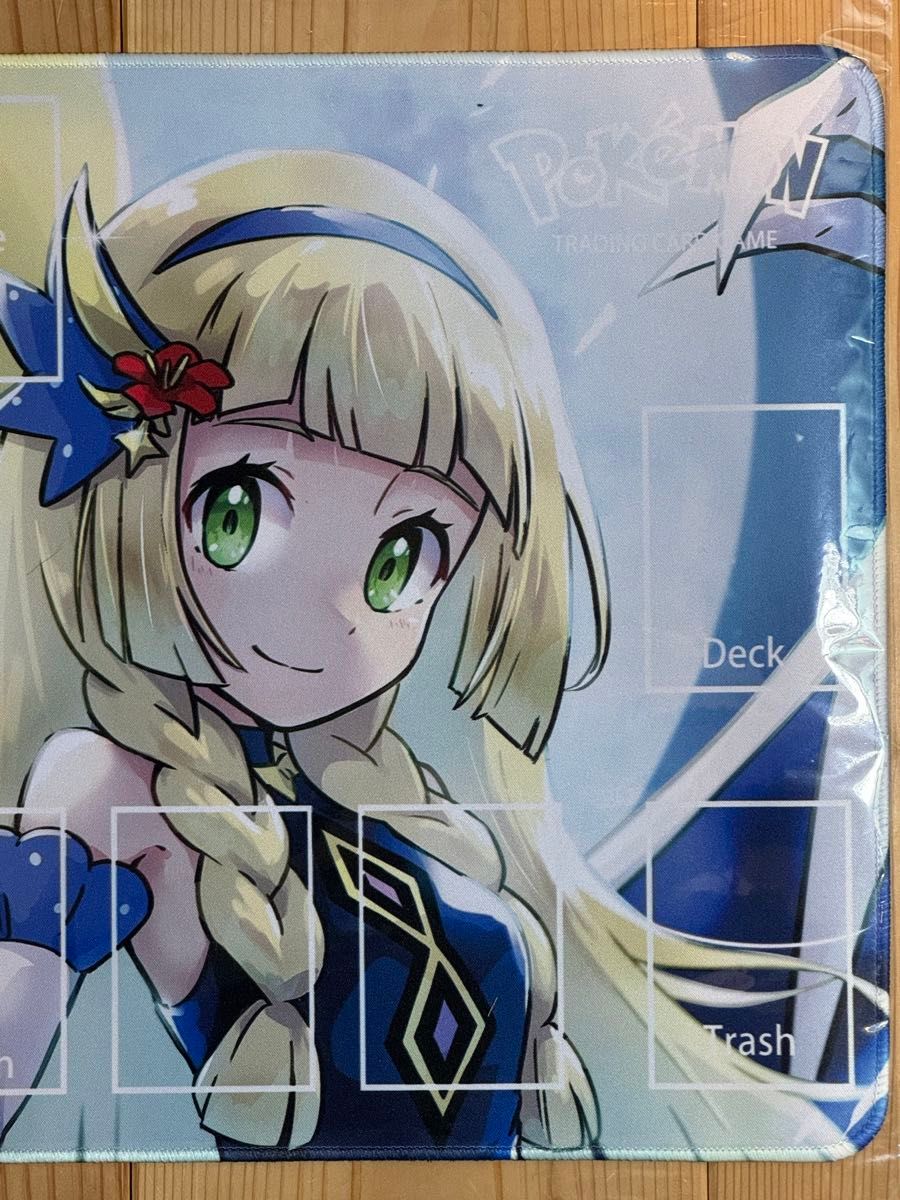ポケモン リーリエ ルナアーラ ラバー プレイマット フレーム付き