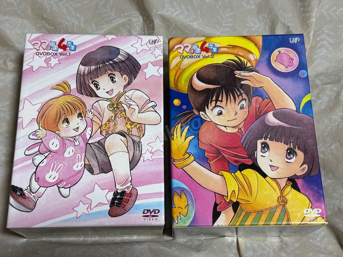 美品 ママは小学4年生 DVD BOX 2巻 + 特典フィギュア セット ママ4