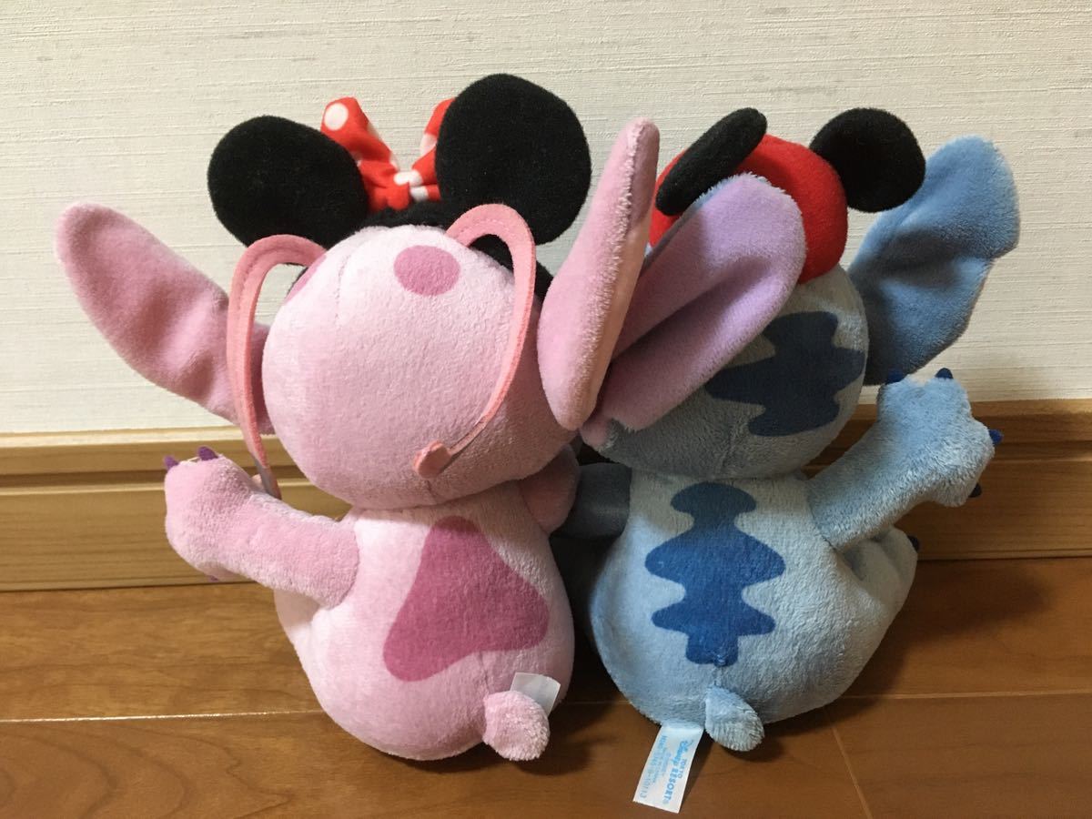 東京ディズニーリゾート限定 スティッチ エンジェル ぬいぐるみ大 2点