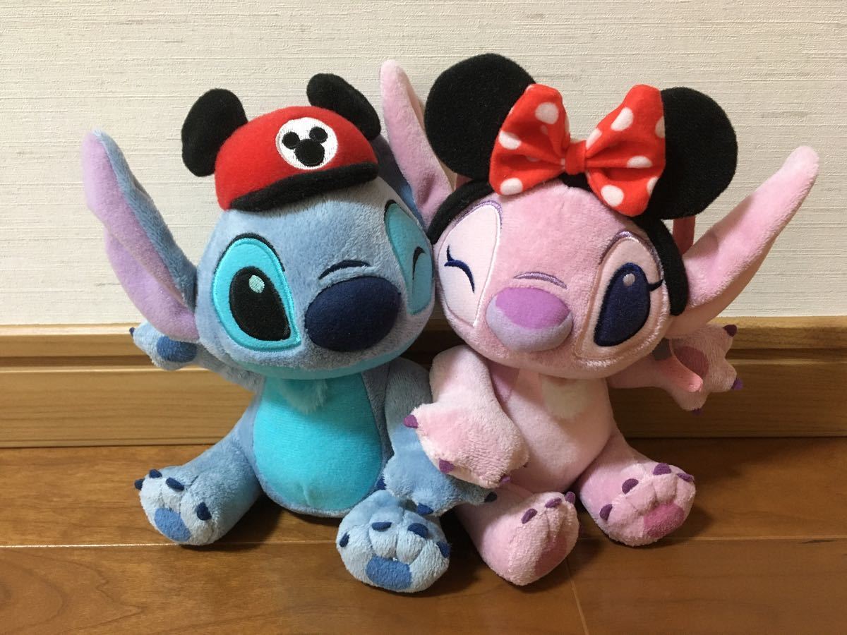 東京ディズニーリゾート限定 スティッチ エンジェル ぬいぐるみ大 2点