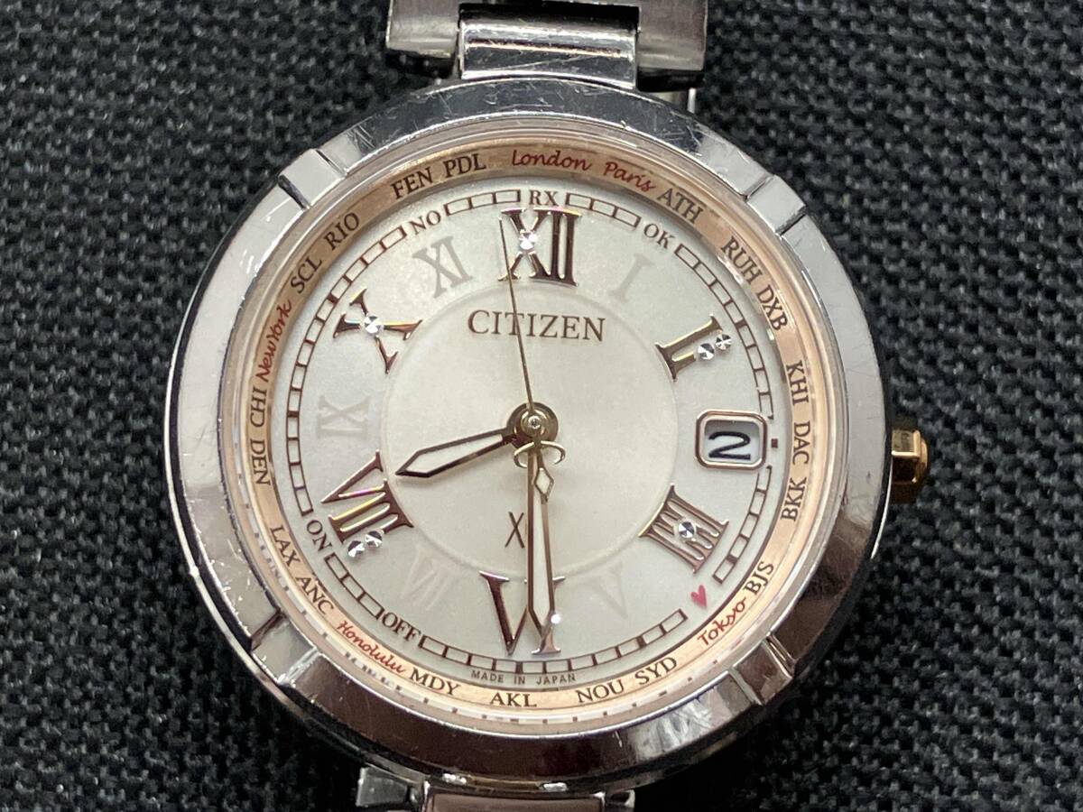 □ジャンク CITIZEN シチズン クロスシー 腕時計 H149-T022928 GN-4W-S