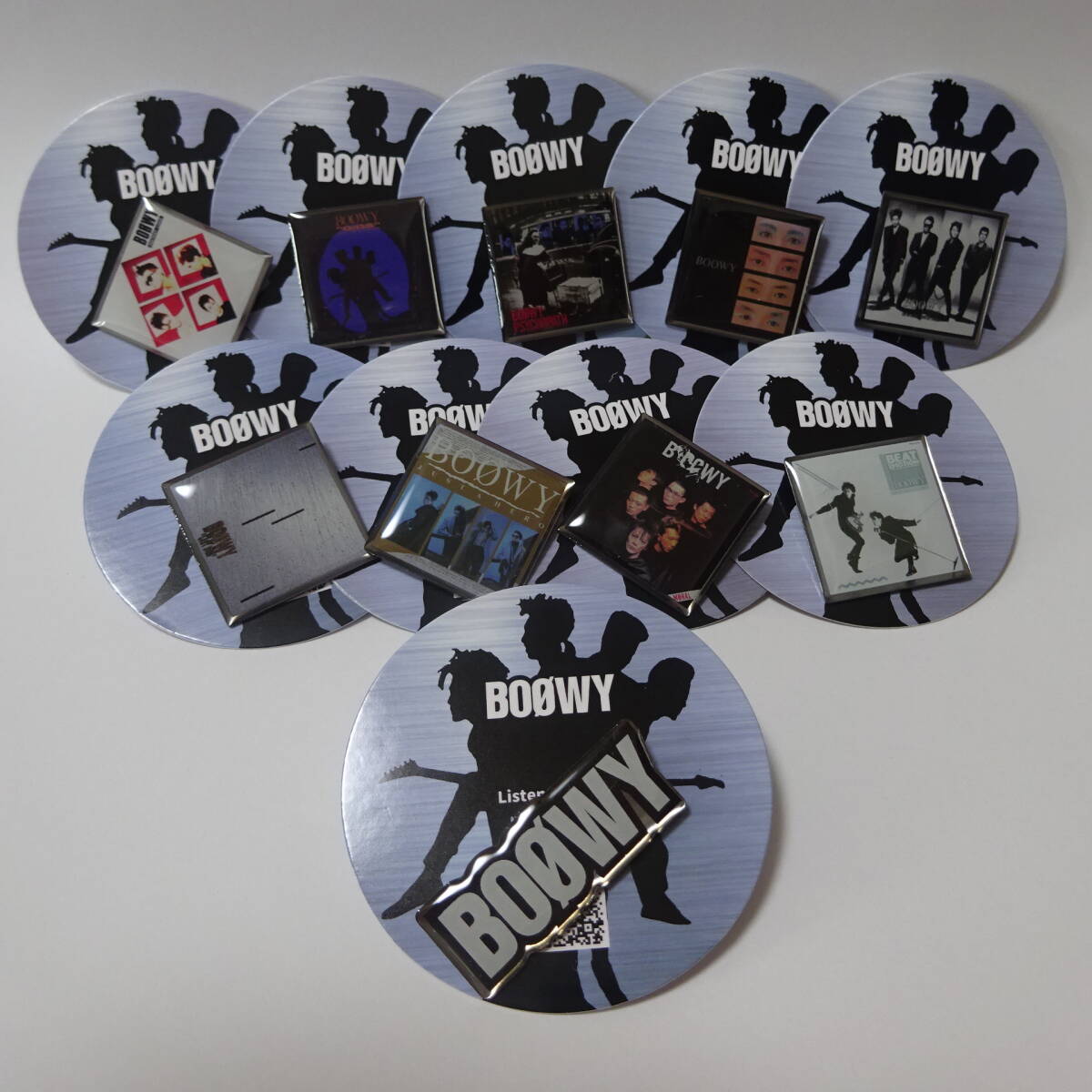 新品 全10種 コンプリート BOOWY ボウイ PINS CAPSULE ピンズカプセル